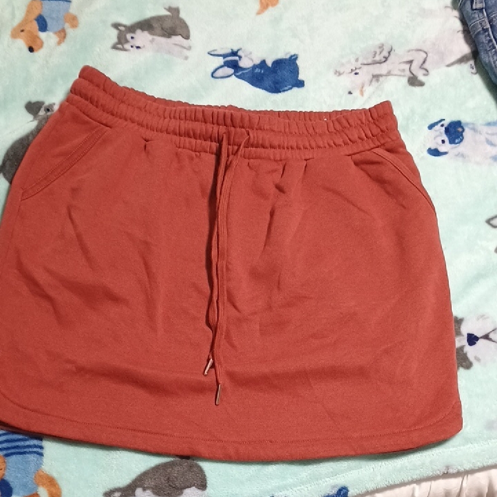 Maurices Terracotta Mini Skirt